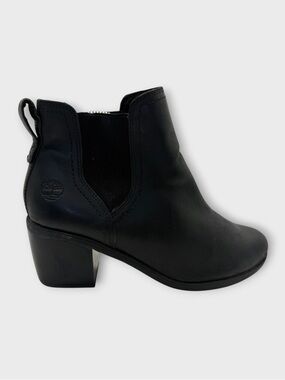 Timberland Brynlee Park Black Leather Chelsea Ankle Boots Size 7.5 Good Cond!